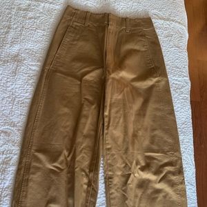 Brown high waisted baggy pants